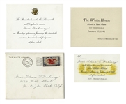Franklin D. Roosevelt Lot of Items to the Inauguration of His Unprecedented Third Term as President in 1941